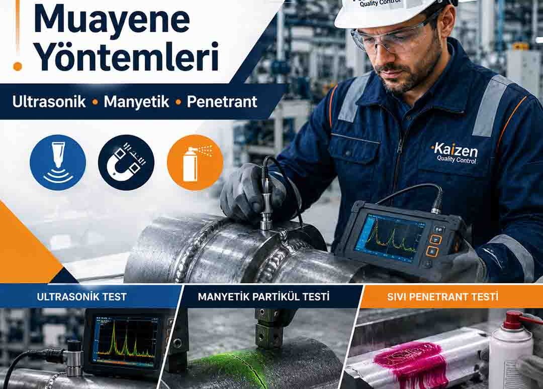 Ultrasonik, Manyetik Partikül ve Sıvı Penetrant Testleri
