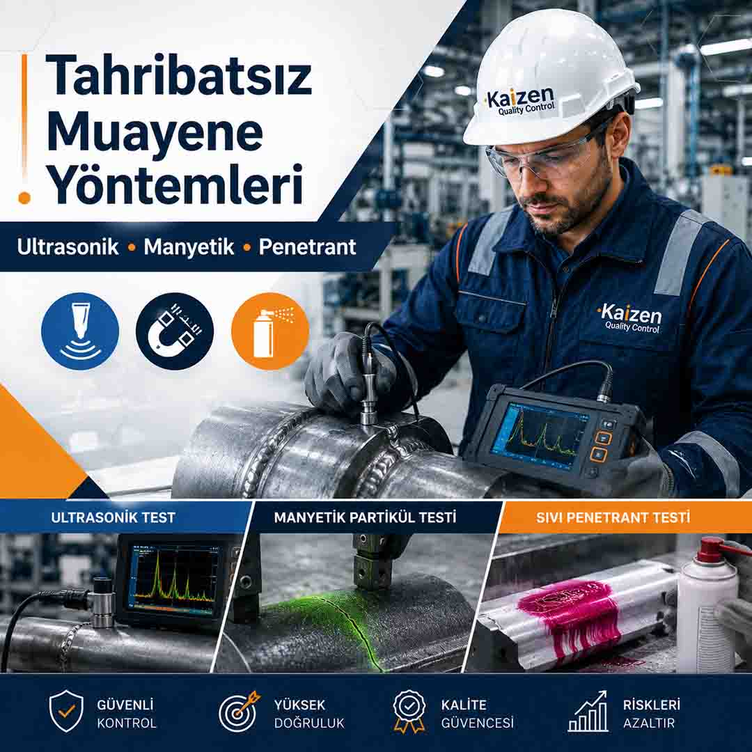 Ultrasonik, Manyetik Partikül ve Sıvı Penetrant Testleri