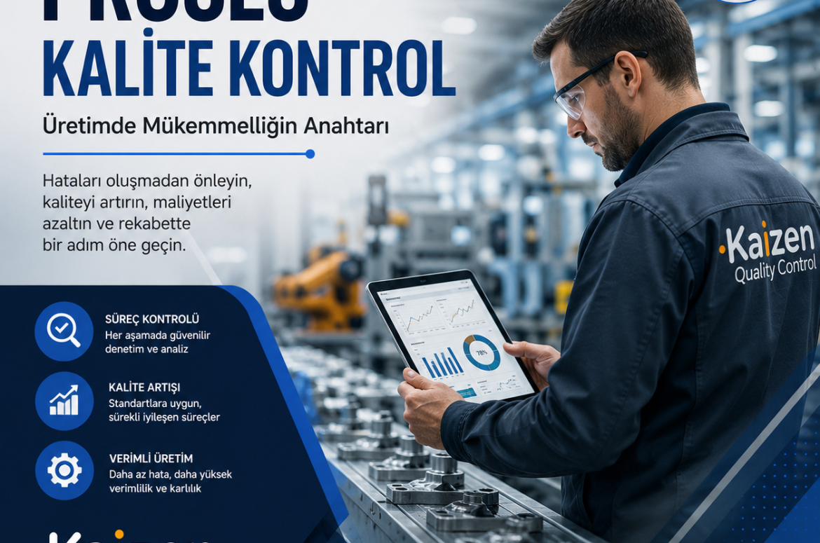 Proses Kalite Kontrol Nedir? Üretimde Hata Oranını Azaltmanın En Etkili Yolu