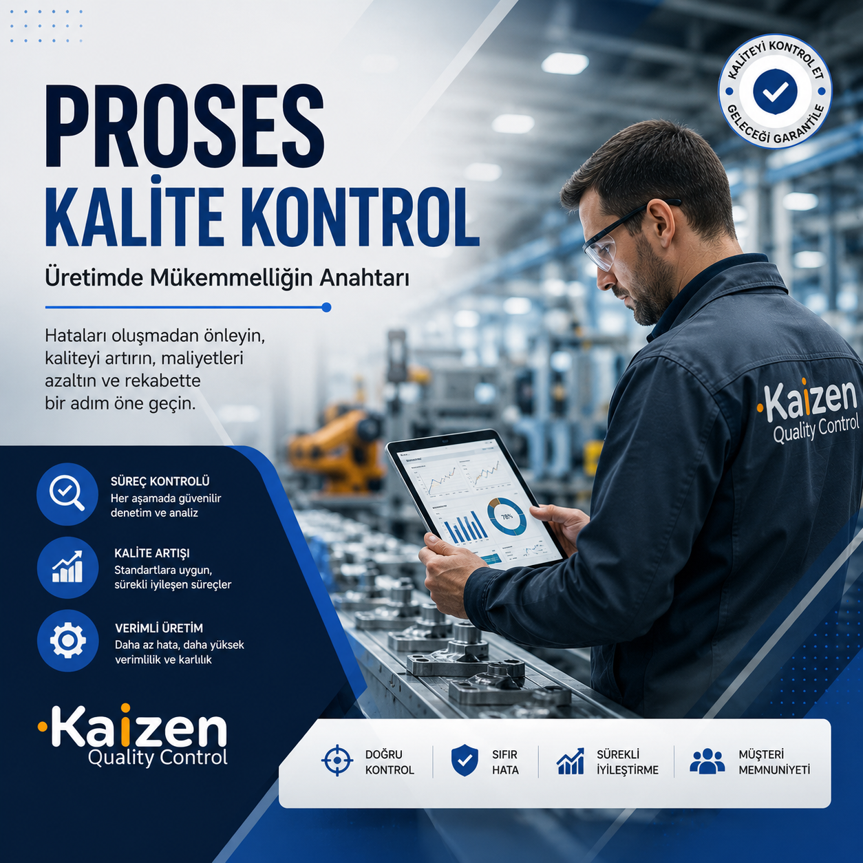 Proses Kalite Kontrol Nedir? Üretimde Hata Oranını Azaltmanın En Etkili Yolu
